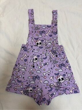 ODU creepy cute overalls
